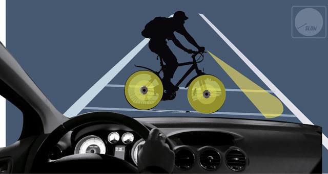 Teknologi Lampu LED Pada Roda Sepeda Membantu Mengurangi Kecelakaan di Malam hari