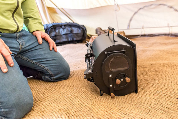 Frontier Plus, Kompor Portabel Berbahan Bakar Kayu Yang Dapat Dipasang Di Dalam Tenda