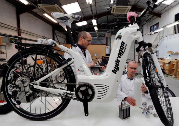 Alpha, Sepeda Listrik Berbahan Bakar Hidrogen Asal Prancis