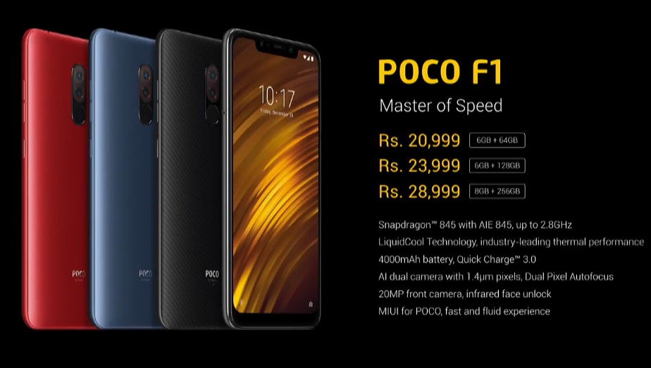 Xiaomi Pocophone F1 Resmi Dirilis, Ini Harga dan Spesifikasinya