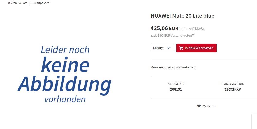 Huawei Mate 20 Lite Sudah Dijual di Polandia dan Jerman