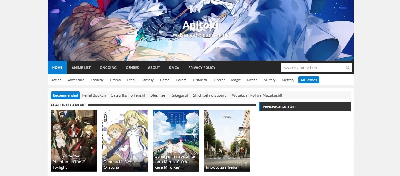 Kumpulan 15 Situs Download Anime Populer Terbaik Gratis Subtitle Indonesia