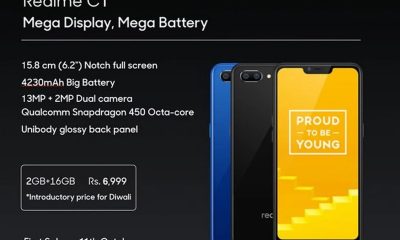 Harga dan Spesifikasi Realme C1 yang Dirilis di India