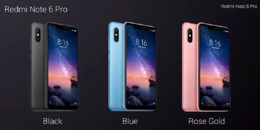 Harga dan Spesifikasi Redmi Note 6 Pro yang Dirilis di Thailand