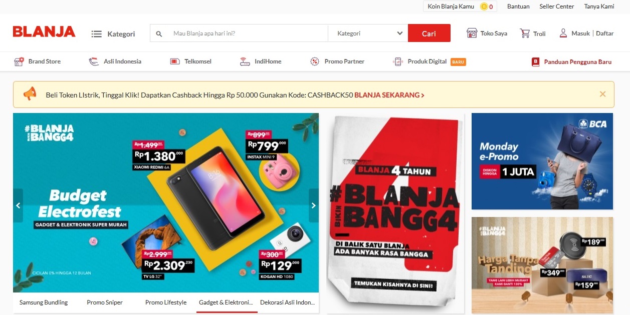 Situs Belanja Online atau E-Commerce Terbaik dan Terpopuler di Indonesia