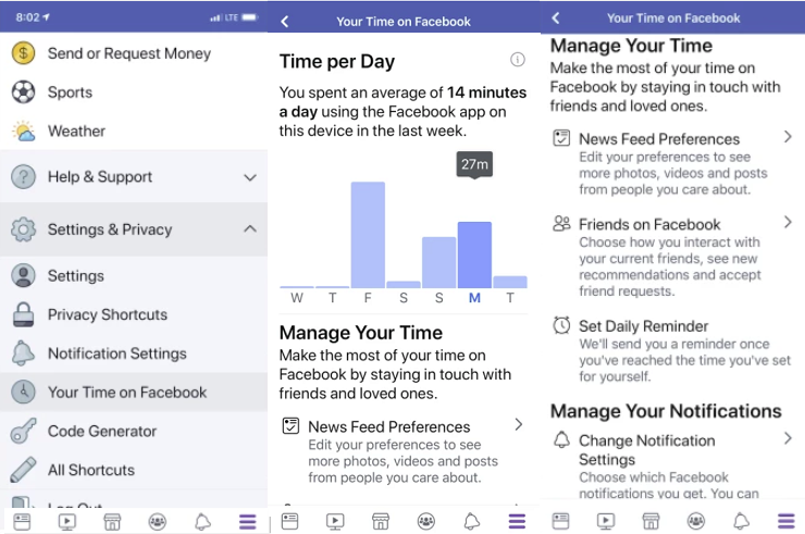 Facebook Punya Fitur Melacak Waktu yang Kamu Habiskan di Aplikasinya