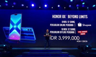 Honor 8X Hadir di Indonesia, Ini Spesifikasi dan Harga Resminya