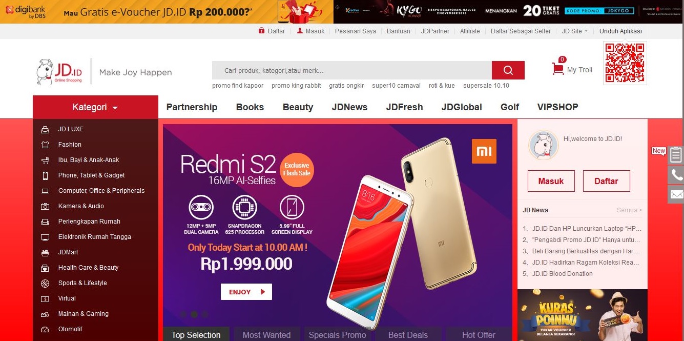 Situs Belanja Online atau E-Commerce Terbaik dan Terpopuler di Indonesia