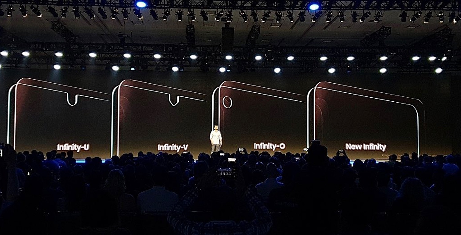 Samsung Kenalkan Layar Notch Infinity U, V, O, dan New Infinity