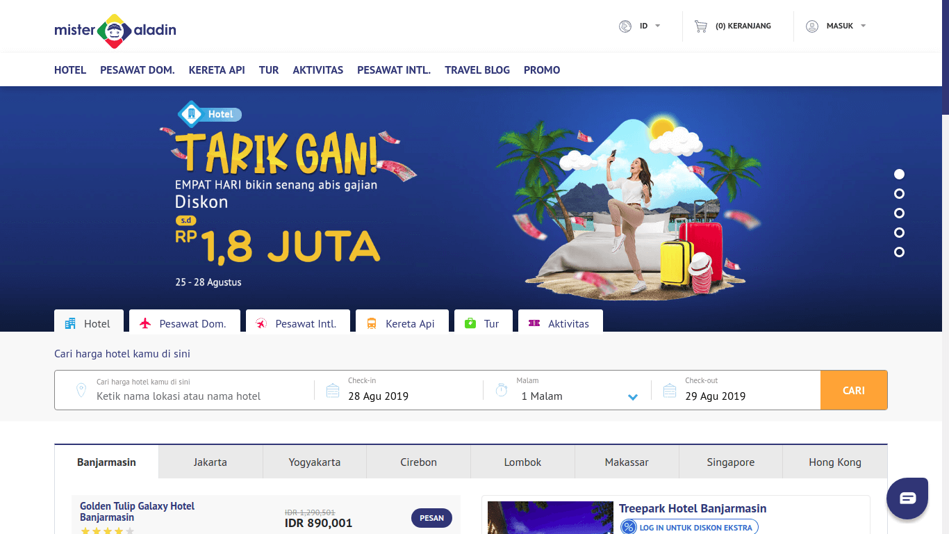 5 Aplikasi Pemesanan Tiket Online Populer di Indonesia