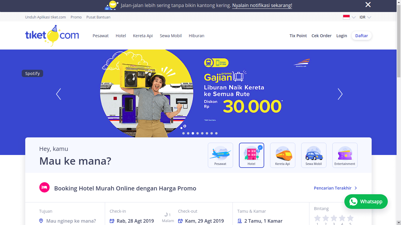 5 Aplikasi Pemesanan Tiket Online Populer di Indonesia