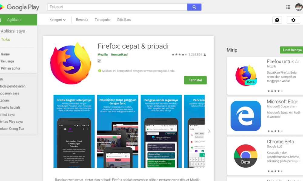 5 Aplikasi Browser Terpopuler dan Terbaik Untuk Android