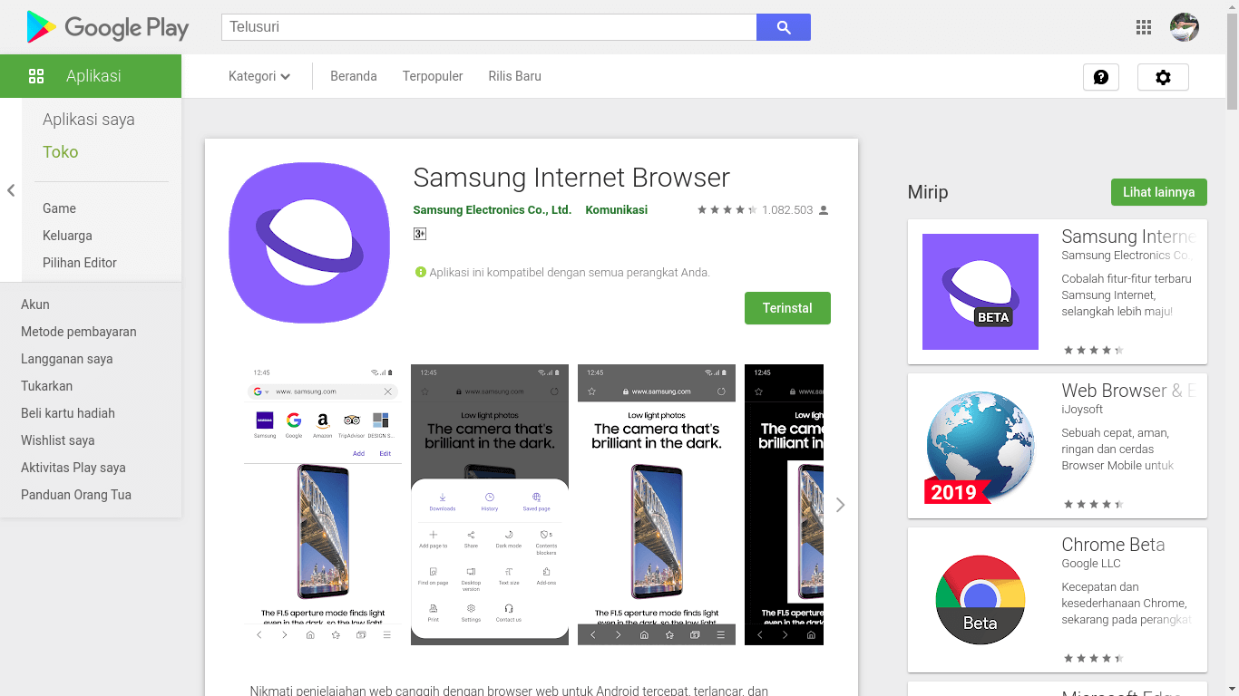 5 Aplikasi Browser Terpopuler dan Terbaik Untuk Android